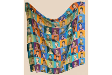 Family von Trapp Wearable Original Art The Family von Trapp Chiffon Blend Scarf