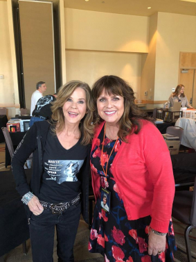 With Linda Blair