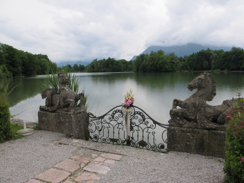 Lakeside at Leopoldskron, Salzburg, Austria
