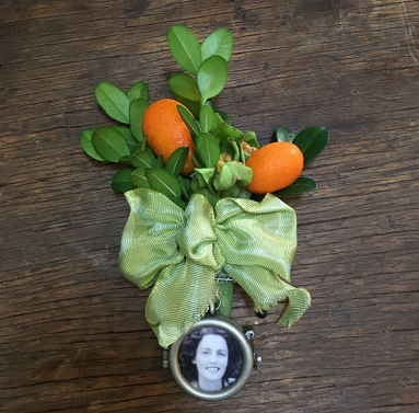 Memorial Locket Corsage