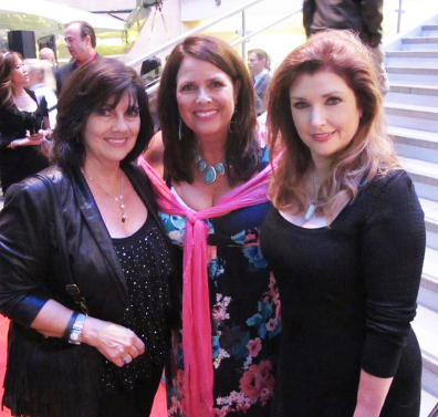 With Morgan Brittany and my sister Patricia With Morgan Brittany and my sister Patricia