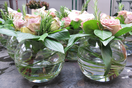 Cocktail table arrangements