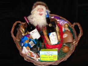 SANTA IN A BASKET