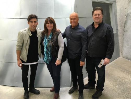 Christian Singer Phil Wickham & Pastor Greg Laurie & My husband, Rick Christian Singer Phil Wickham & Pastor Greg Laurie & My husband, Rick