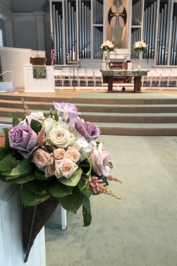 Wayzata Community Church Pew Decoration