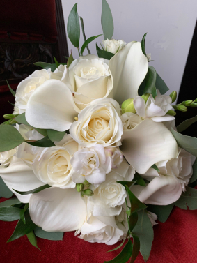 White Bridal Bouquet
