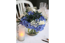 Blue Hydrangea and Thistle with Babysbreath bluhydbubble.jpg