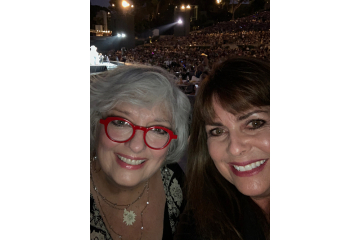 Angela Cartwright and me at the Hollywood Bowl 2019