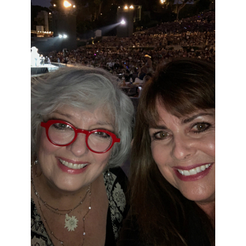 Angela Cartwright and me at the Hollywood Bowl 2019