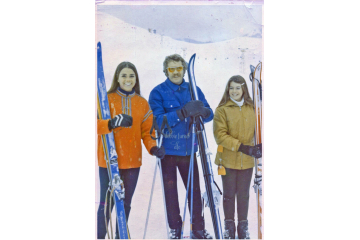 With Steve McQueen and my sister, Michele