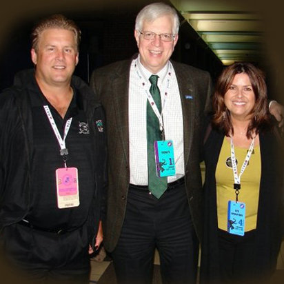 With Dennis Prager & my husband Rick