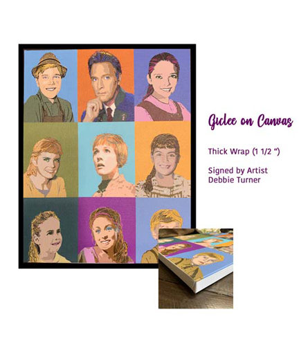"The Family von Trapp" Giclee 11x14 of  "The Family von Trapp" by Debbie Turner